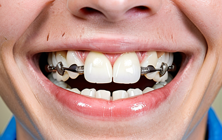 **Image Prompt for Fixed Braces:**
"A close-up of a smiling person wearing traditional fixed braces, showcasing the metal brackets and wires. The background should be a dental clinic setting with charts and dental tools visible, conveying a sense of professionalism and care in orthodontics."