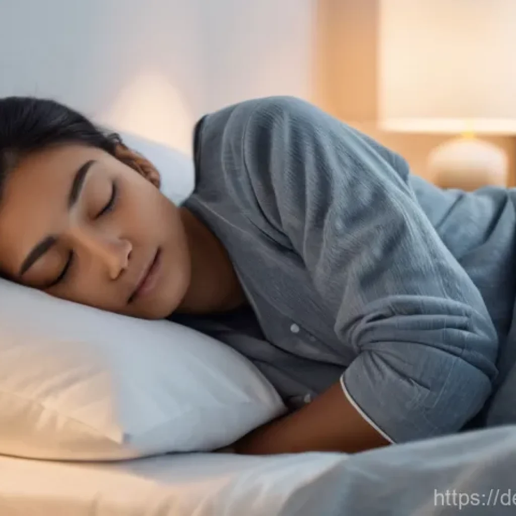 치아 갈림 증상과 치료법 - **The Unseen Nighttime Struggle:** A young adult (around 25-35 years old) is sleeping peacefully in ...